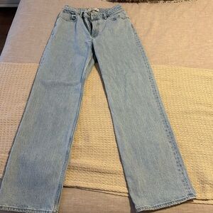 Abercrombie & Fitch Light Blue Straight Leg Jeans